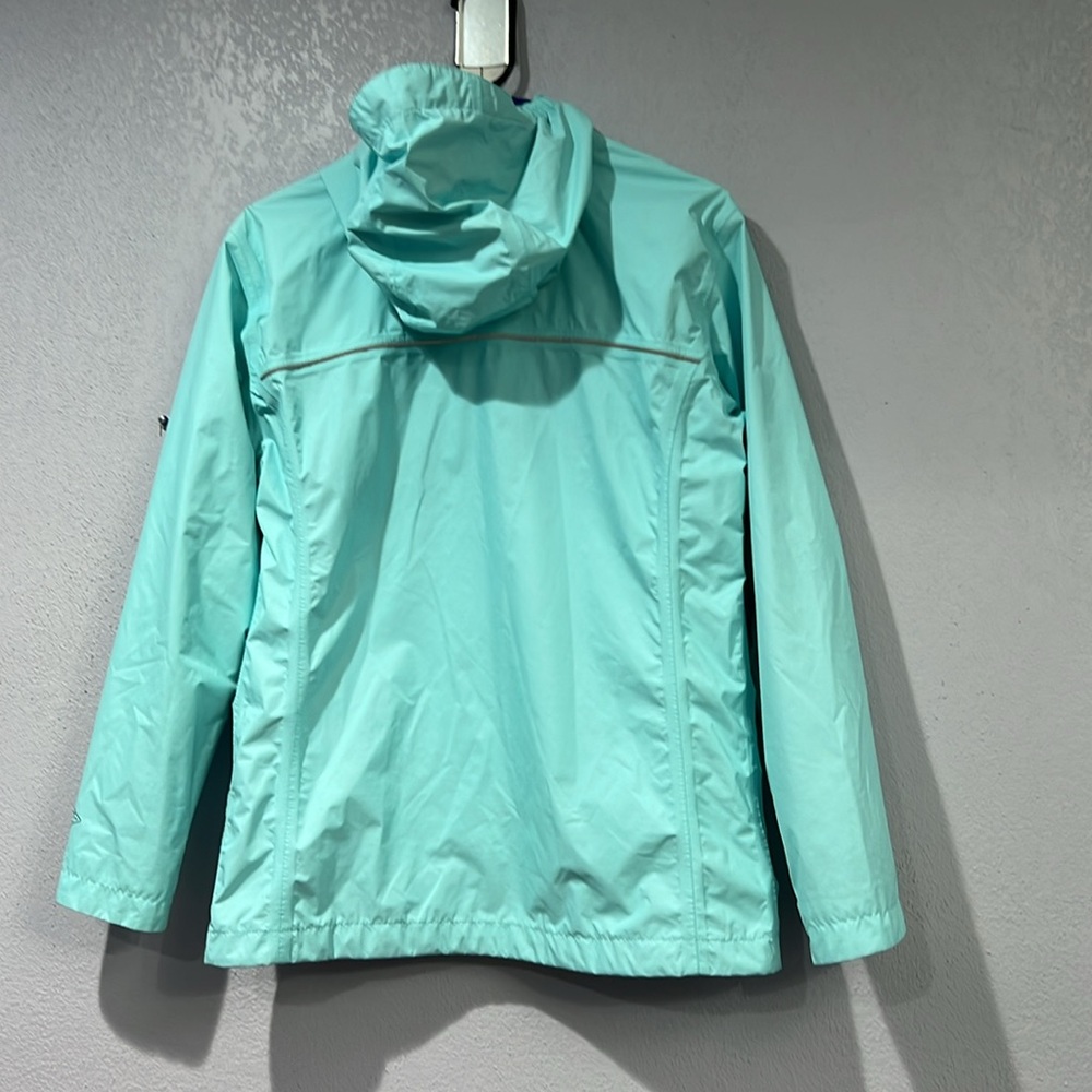 Columbia women’s waterproof jacket, aqua blue, size XL - Picture 2 of 10